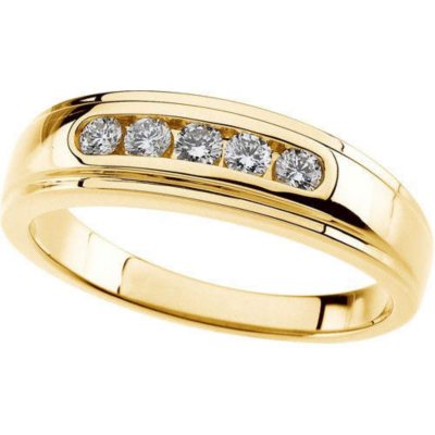 0.33 ct. t.w. Gents Diamond Band  (I, I1)