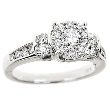 ... Composite Bridal Ring in 14K White Gold (IGI Appraisal Value: 1,875