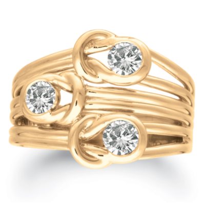 .75 ct. t.w. Everlon™ Three-Stone Diamond Ring (I, I1)