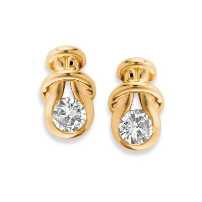 .50 ct. t.w. Everlon™ Diamond Knot Earrings (I, I1)