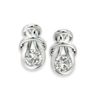 .25 ct. t.w. Everlon™ Diamond Knot Earrings (I, I1)