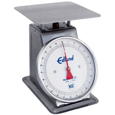 Edlund 25 lbs. x 1 oz. Heavy Duty Stainless Scale