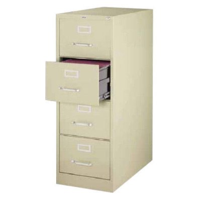 Hirsh - 4-Drawer  Legal File Cabinet 26.5" - Putty