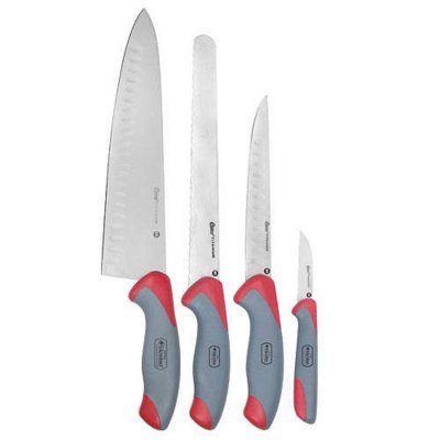 Clauss® Titanium Bonded® Kitchen Essentials Chef Knives With Microban® Product Protection and NSF® - 4/pk.