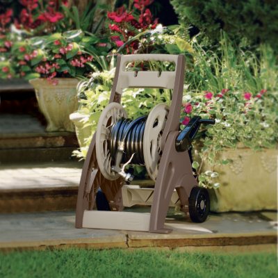 Suncast 175 ft. Hosemobile Hose Reel Cart, Dark Brown