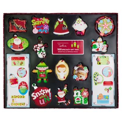 Holiday Specialty Gift Tag Assortment - 100 piece assortment 