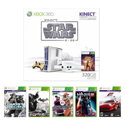 Xbox 360 320GB Star Wars Limited Edition Kinect Bundle with 1 Game (you choose!)