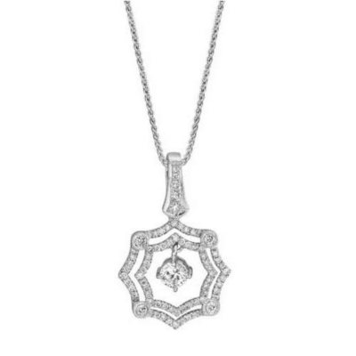 .71 ct. t.w. Diamond Pendant (H-I, I1)