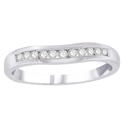 0.20 ct. t.w. Diamond Enhancer Band in 14k White Gold (H-I, I1)