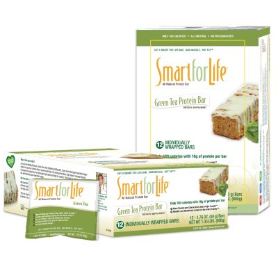 Smart for Life Green Tea Protein Bars - 12 ct. box