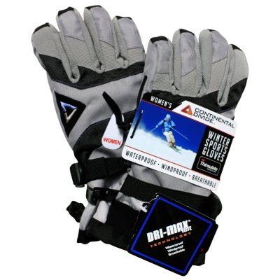 Continental Divide Women's Ski Glove - Gray
