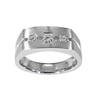 50 ct. t.w. 3-Stone Men's Diamond Ring (G-H, I1)