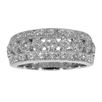 1/2 ct. t.w. Vintage Style Diamond Band