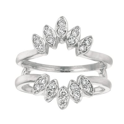 0.35 ct. t.w. Round-Cut Diamond Ring Guard (I, I1)