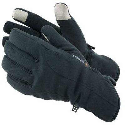 Manzella Softshell Men's Commuter Gloves with TouchTip™ - Black