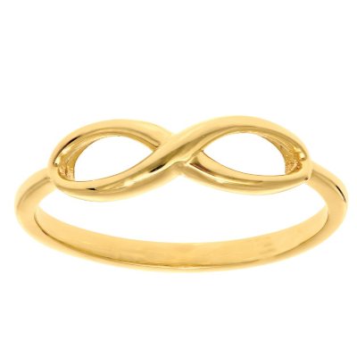 Infinity Ring In 14K Yellow Gold