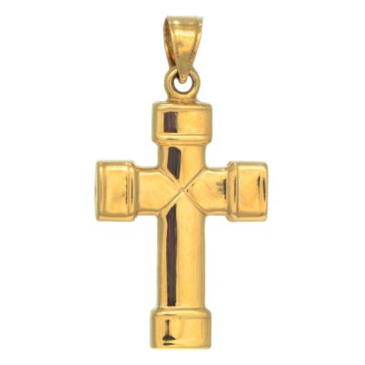 Cross Pendant in 14K Yellow Gold