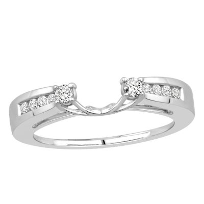 0.25 ct. t.w. 14K White Gold Enhancer Wrap With Round Brilliant Diamonds (H-I, I1)