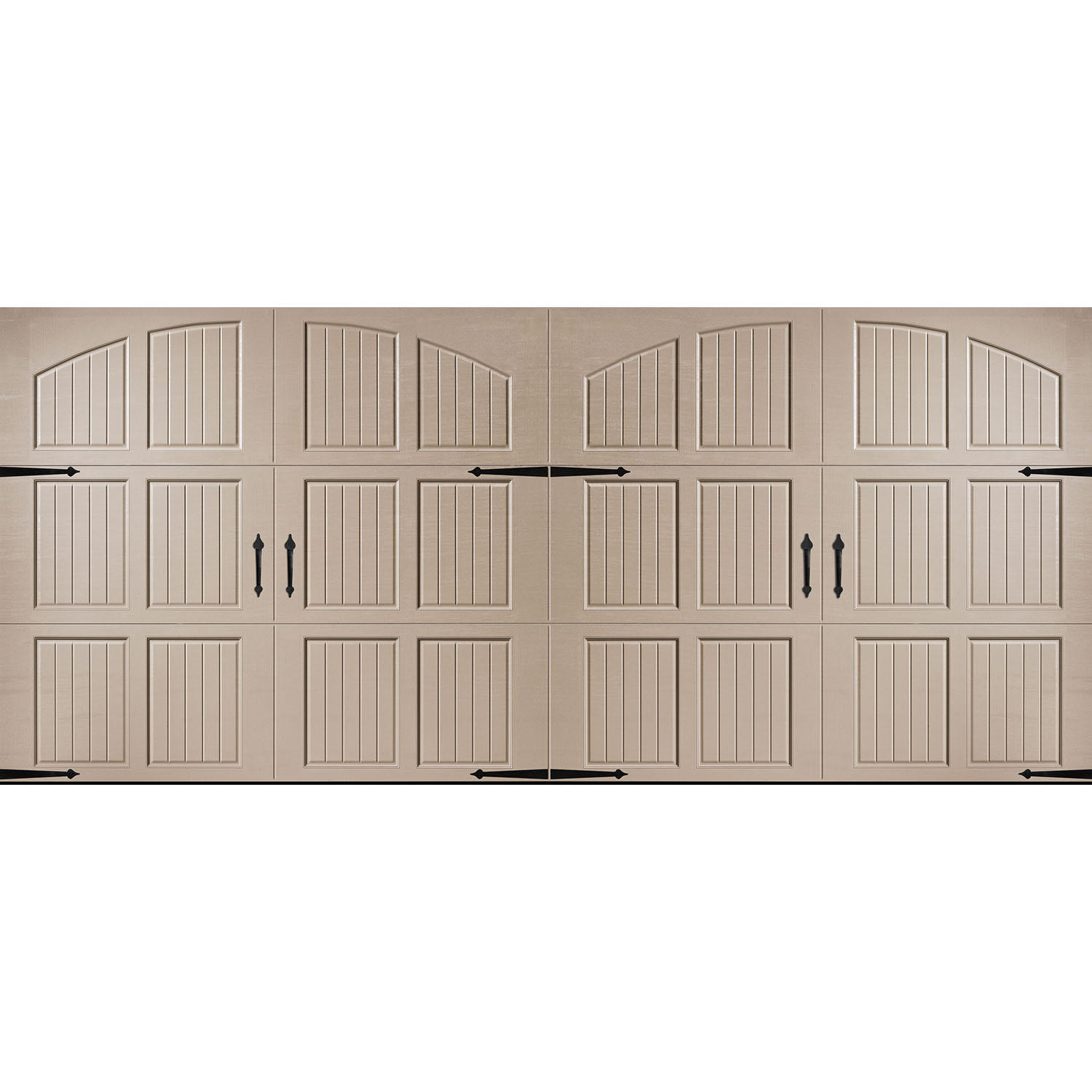 Classica 1000 Tuscany Garage Door - Sandtone 16 X 8 No Windows