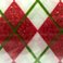 Red-Green-White Argyle
