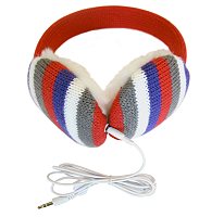 Lobers Fashion Earmuffs Wired for Sound - Pink Stripe