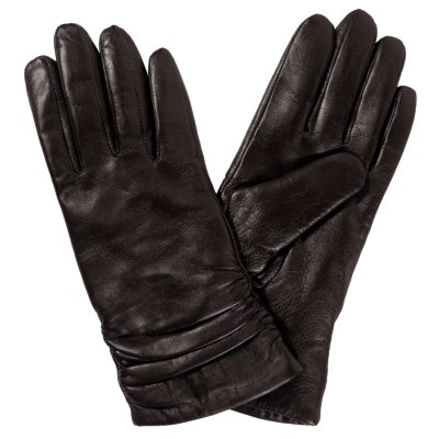 Women's Premium Lambskin Leather Gloves - Brown