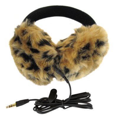 Lobers Fashion Earmuffs Wired for Sound - Leopard Print