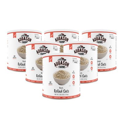 Augason Farms Quick Rolled Oats (6 pk.)