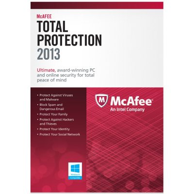 McAfee Total Protection 2013 3U PC Security Software