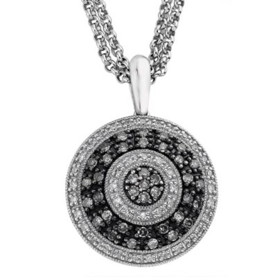 0.63 ct. t.w. Silvermist Wheel Pendant in Sterling Silver