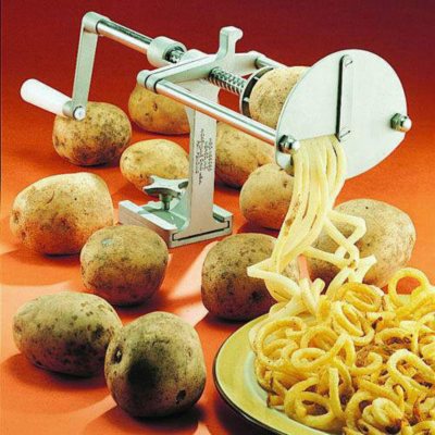 Spiral French Fry Potato Cutter