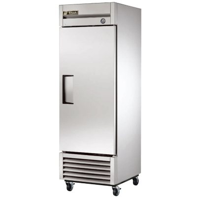 True 1-Door Stainless Steel Right-Hinged Freezer - 23 cu. ft. 