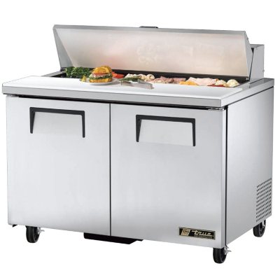 True 2-Door Stainless Steel Sandwich/Salad Prep Unit - 48