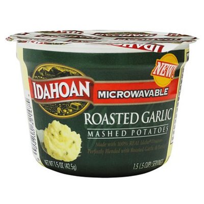 Idahoan Roasted Garlic Mashed Potatoes - 1.5 oz. Cups - 24 ct.