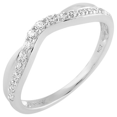 0.25 ct. t.w. Round Cut Diamond Band in 18K White Gold (I, I1)