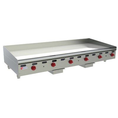 Wolf AGM72 72" Natural Gas Manual Countertop Griddle