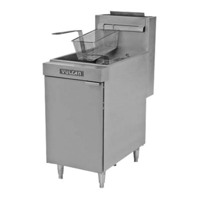 Vulcan LG500-1 Capacity Free-Standing Natural Gas Fryer - 65-70 lbs.