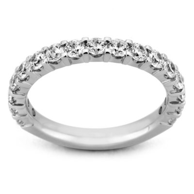 1.50 ct. t.w. 17-Stone Shared Prong Diamond Band in 14K White Gold (H-I, I1)