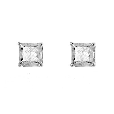 1.45 ct. t.w. Princess-Cut Diamond Stud Earrings in 14k White Gold (I, I1)