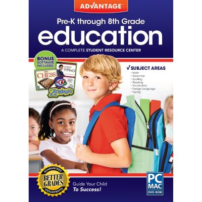 Advantage Pre-K through 8th Grade with Bonus Zoombinis and Chess