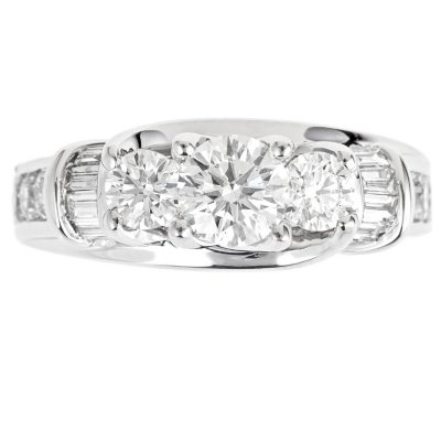 2.0 ct. t.w. Regal Diamond 3-Stone Bridal Ring (I, SI2)