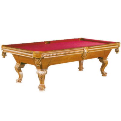 Standard Slate Pool Table - Honey Stain - 8'
