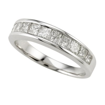 .99 ct. t.w. Princess Diamond Band (I, I1)