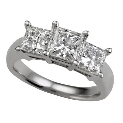 2.35 ct. t.w. Three-Stone Diamond Ring (I, SI2)