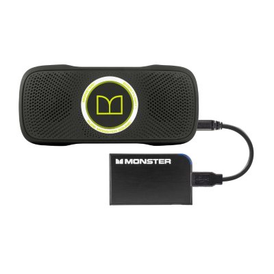 Monster SuperStar BackFloat Waterproof Bluetooth Speaker and Monster Mobile PowerCard Portable Battery