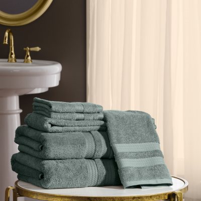 Hotel Luxury Reserve Collection 6-Piece Bath Towel Set by Member's Mark ...