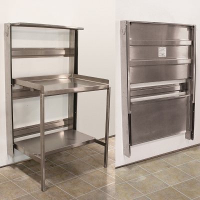 Prairie View Wall-Mount, Retractable Prep Station - 36" Or 48" Widths 