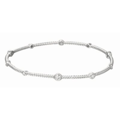 .53 ct. t.w. Round-Cut Diamond Bangle Bracelet (G, SI2)