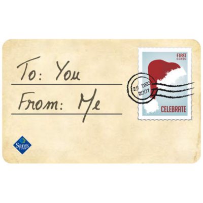 Post Card Gift Card