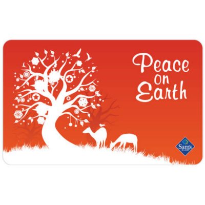 Peace on Earth Holiday Gift Card